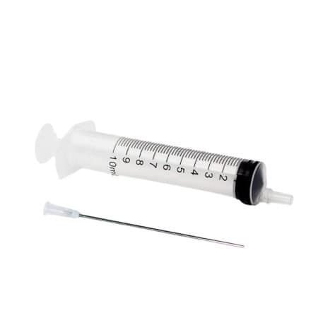 Seringue médicale avec aiguille pour injections et prélèvements.
